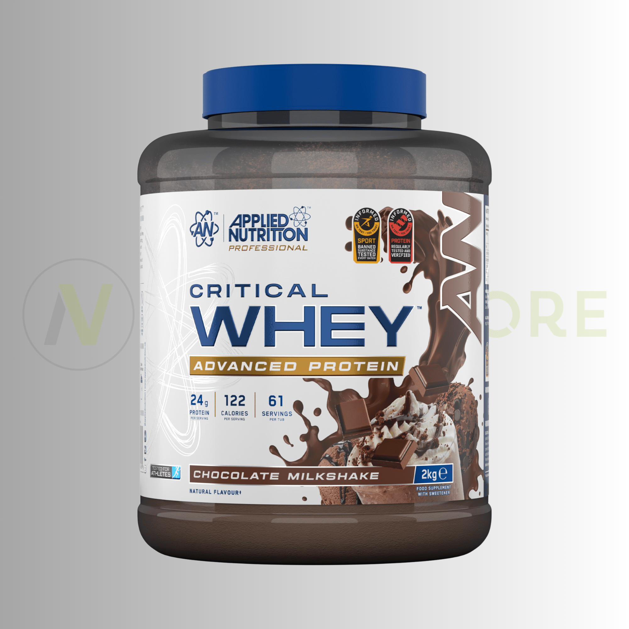 Applied Nutrition Critical Whey – 24g Protein | 4 Protein Blend | Informed - Sport Tested | 2kg - Nutristore