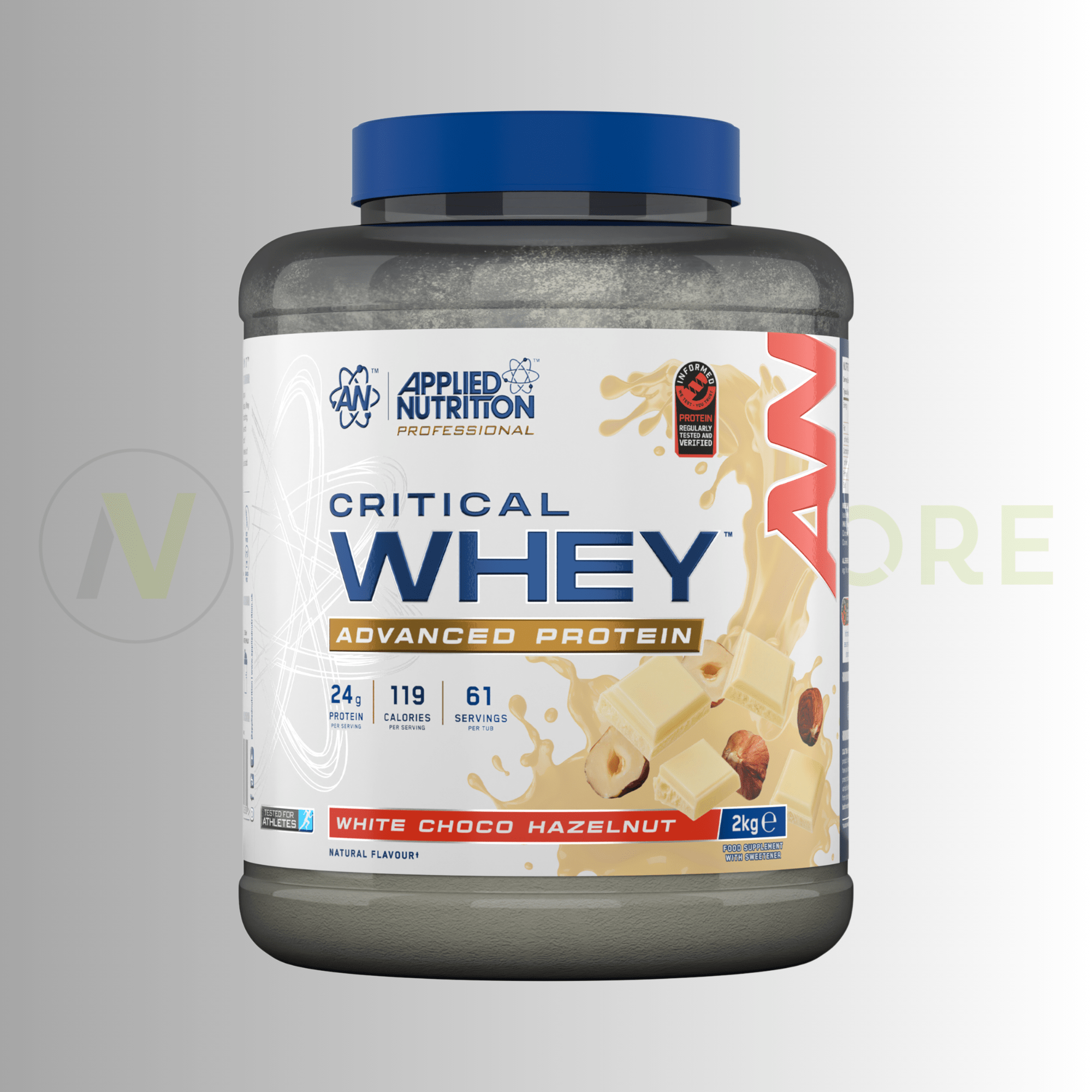 Applied Nutrition Critical Whey – 24g Protein | 4 Protein Blend | Informed - Sport Tested | 2kg - Nutristore