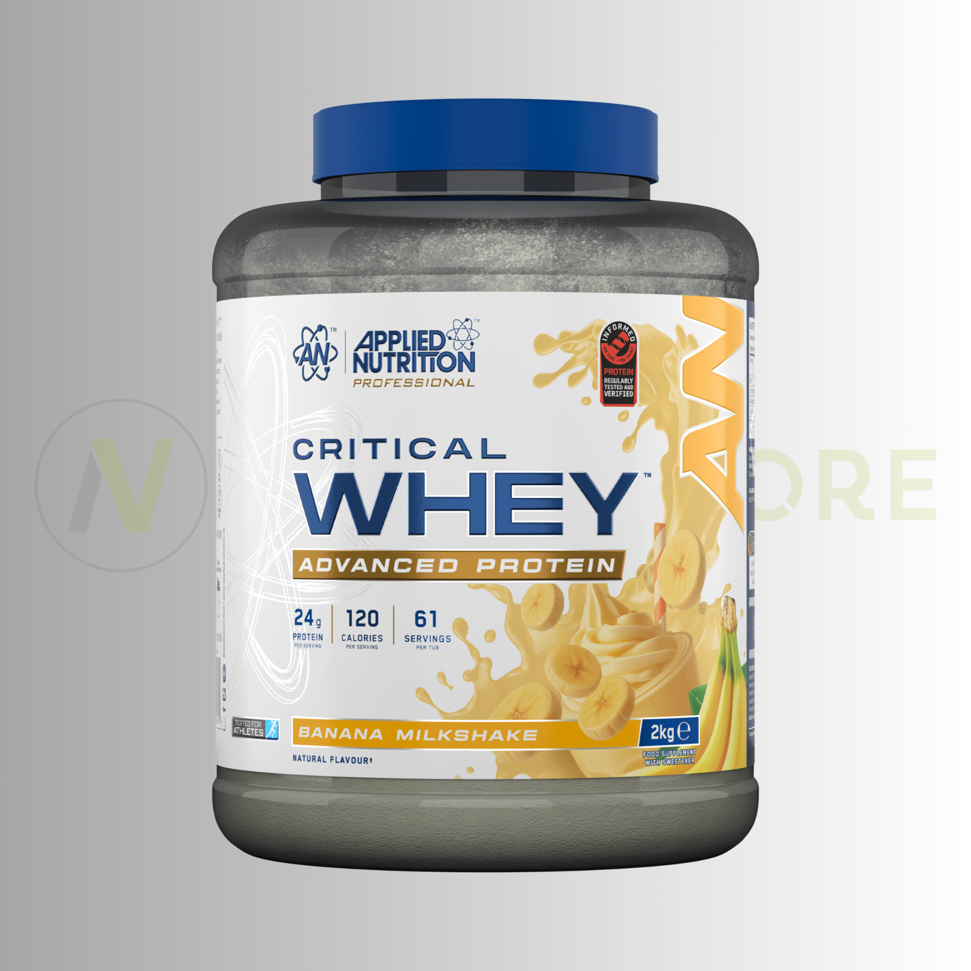 Applied Nutrition Critical Whey – 24g Protein | 4 Protein Blend | Informed - Sport Tested | 2kg - Nutristore