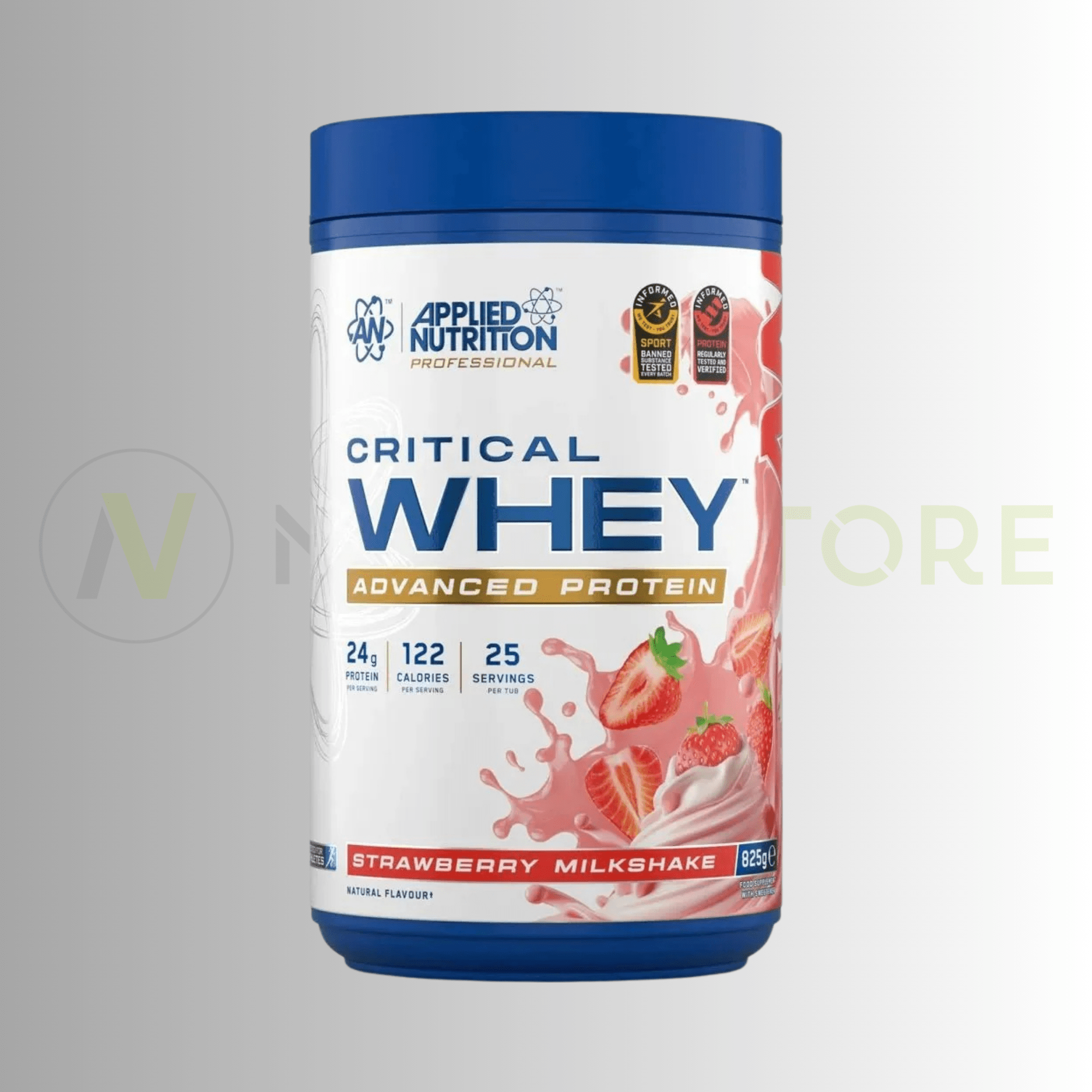 Applied Nutrition Critical Whey – 24g Protein | 4 Protein Blend | Informed - Sport Tested | 825g - Nutristore