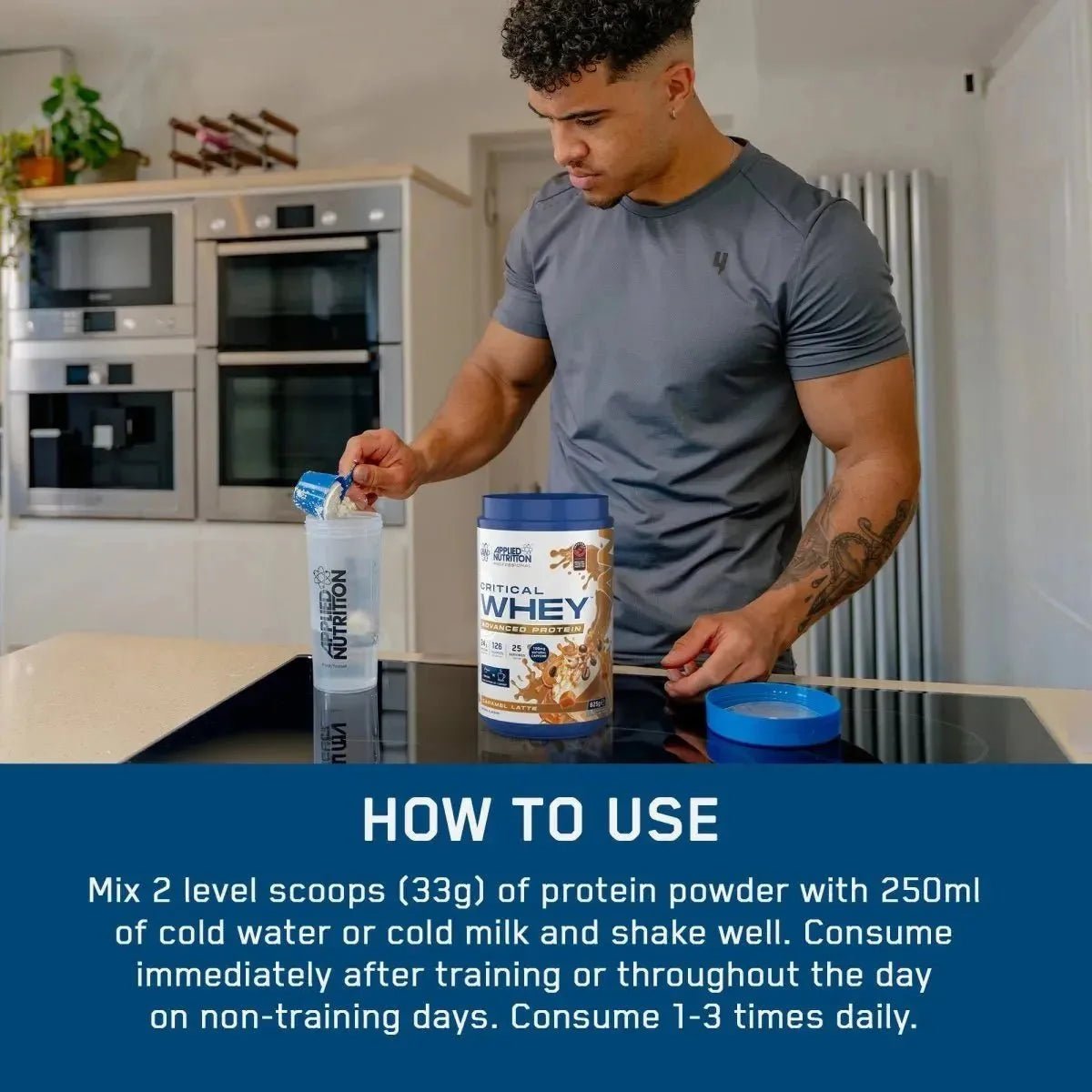 Applied Nutrition Critical Whey – 24g Protein | 4 Protein Blend | Informed - Sport Tested | 825g - Nutristore