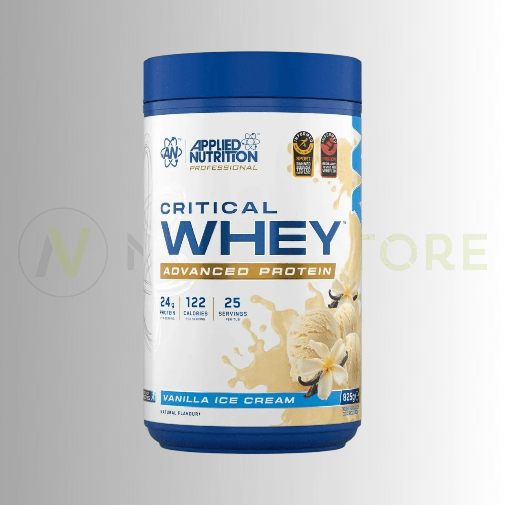 Applied Nutrition Critical Whey – 24g Protein | 4 Protein Blend | Informed - Sport Tested | 825g - Nutristore