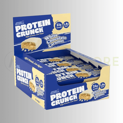 Applied Nutrition Crunch Protein Bar | 21g Protein | Low Sugar | 12 x 62g Bars - Nutristore