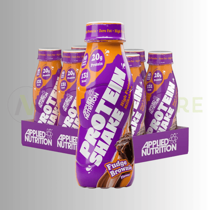 Applied Nutrition High Protein Shake – 20g Protein | No Added Sugar | 8 x 330ml - Nutristore