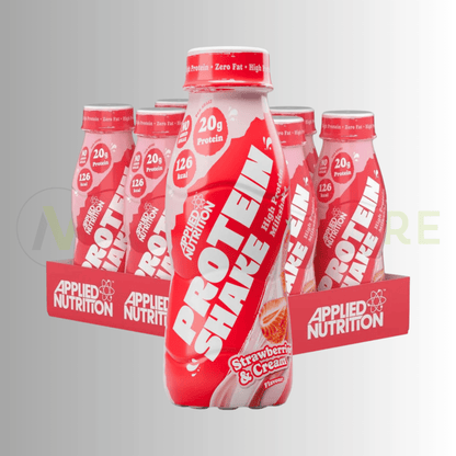 Applied Nutrition High Protein Shake – 20g Protein | No Added Sugar | 8 x 330ml - Nutristore