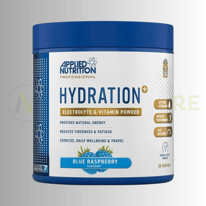 Applied Nutrition Hydration+ Electrolyte & Vitamin Powder | Hydration & Energy Support | 240g | 30 Servings - Nutristore