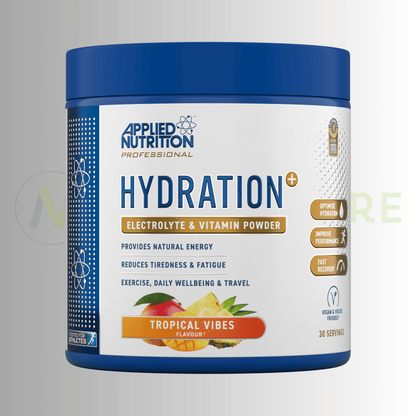Applied Nutrition Hydration+ Electrolyte & Vitamin Powder | Hydration & Energy Support | 240g | 30 Servings - Nutristore