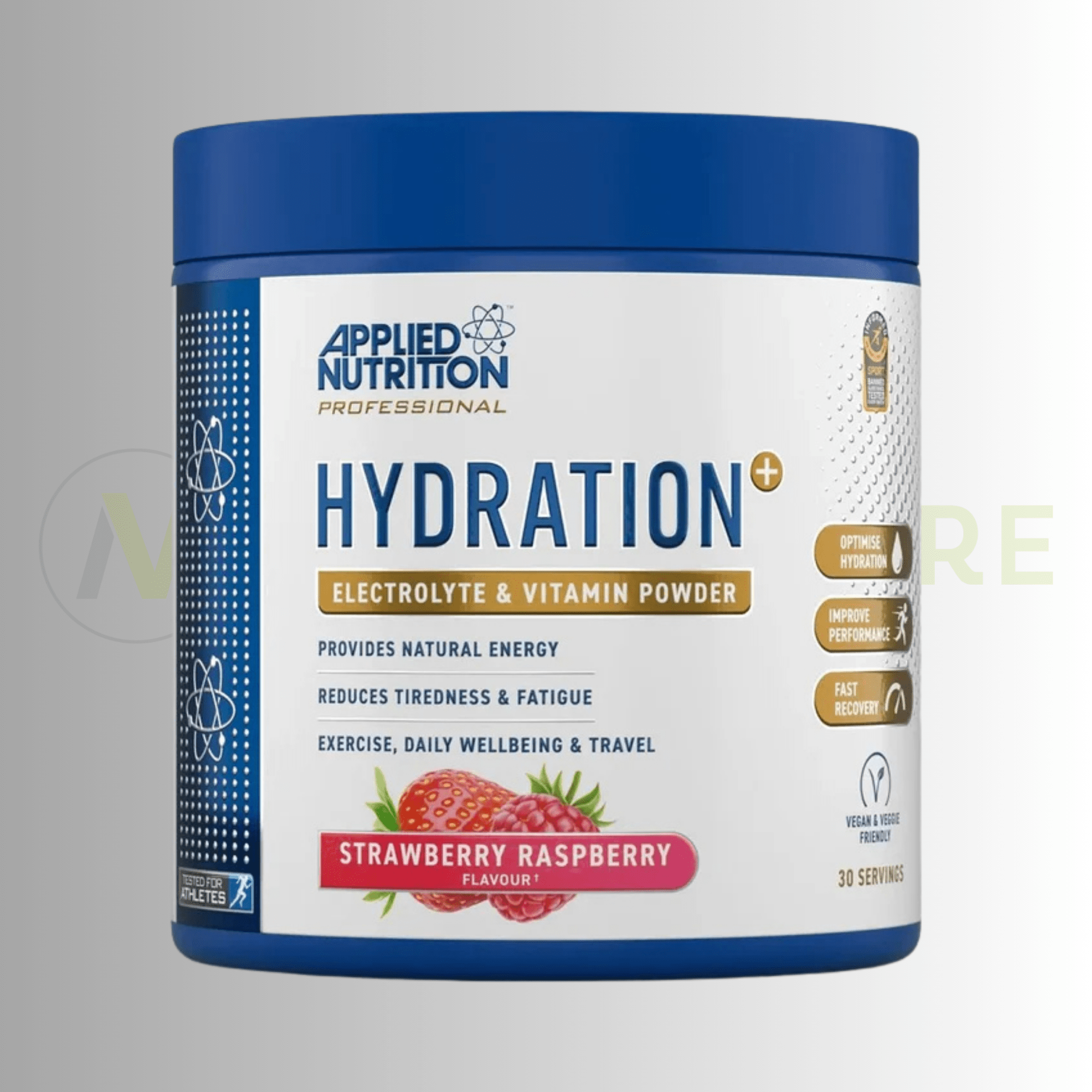 Applied Nutrition Hydration+ Electrolyte & Vitamin Powder | Hydration & Energy Support | 240g | 30 Servings - Nutristore