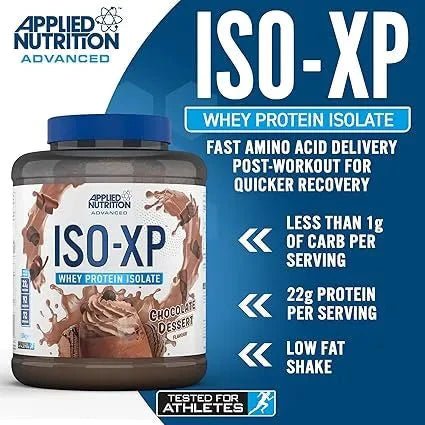 Applied Nutrition ISO - XP Whey Protein Isolate | High Protein | Low Sugar & Carbs | 1kg - Nutristore