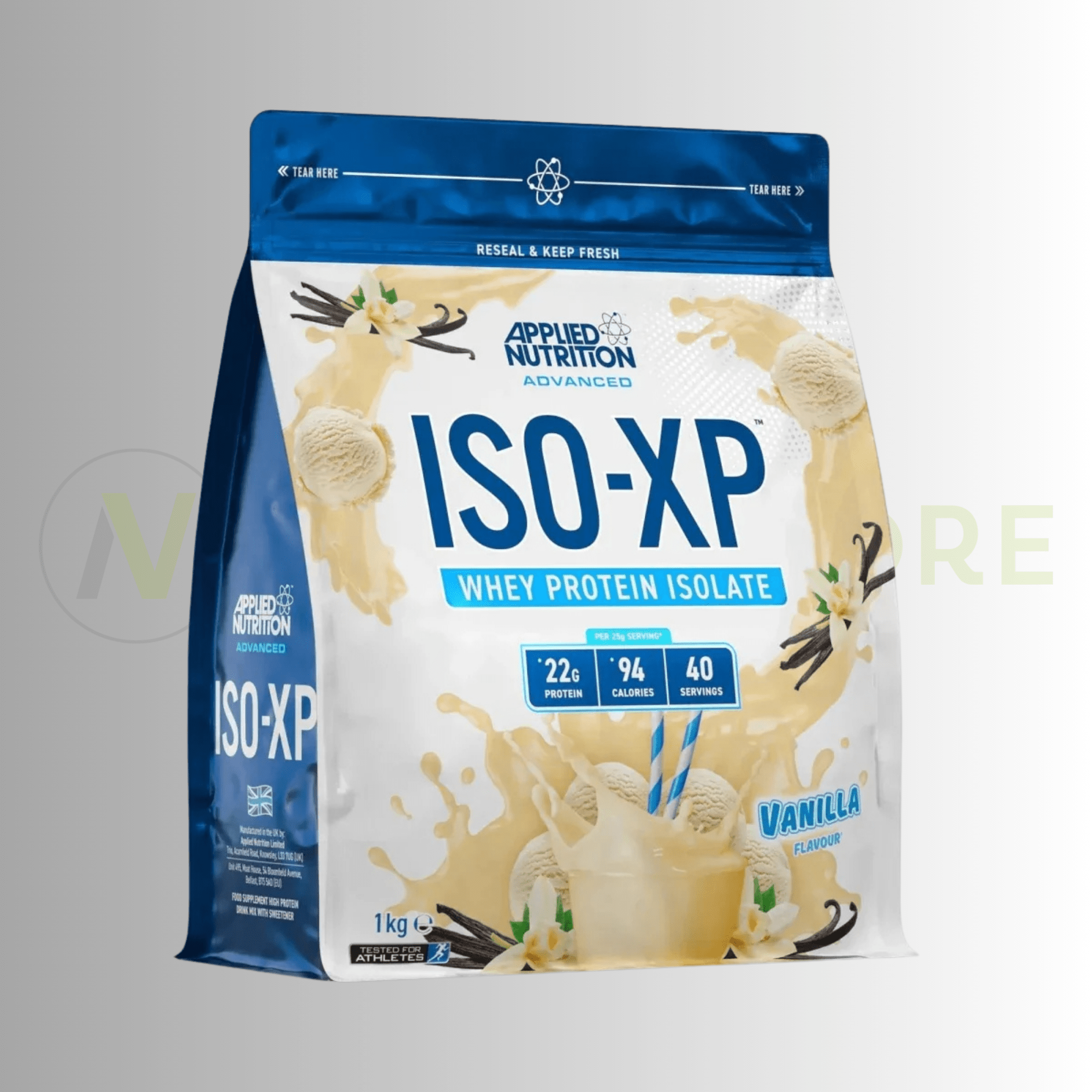 Applied Nutrition ISO - XP Whey Protein Isolate | High Protein | Low Sugar & Carbs | 1kg - Nutristore