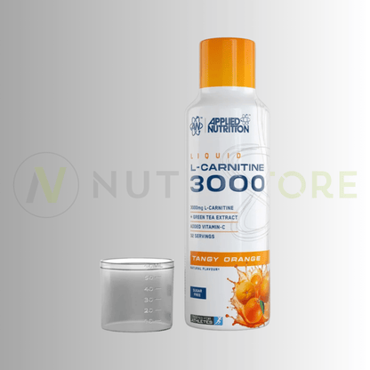 Applied Nutrition Liquid L - Carnitine 3000 | Energy & Metabolic Support | 480ml | 32 Servings - Nutristore