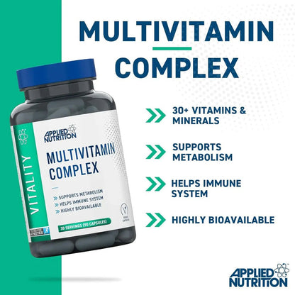 Applied Nutrition Multi - Vitamin Complex | 30+ Nutrients | 90 Capsules - Nutristore