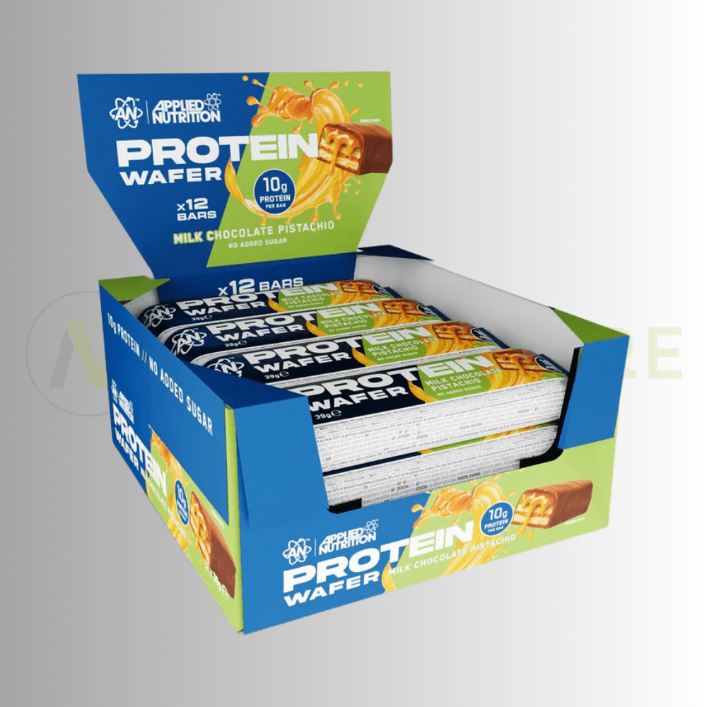 Applied Nutrition Protein Wafer | 10g Protein | Light Crispy Wafer Bar | 12 x 39g Bars - Nutristore