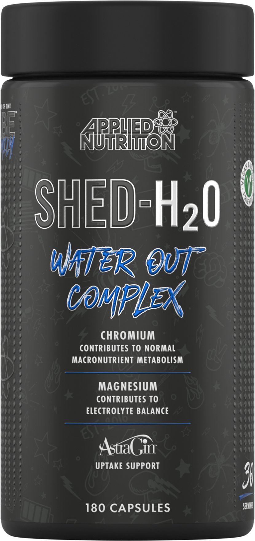 Applied Nutrition Shed H2O Water Out Complex 180 Caps - Nutristore