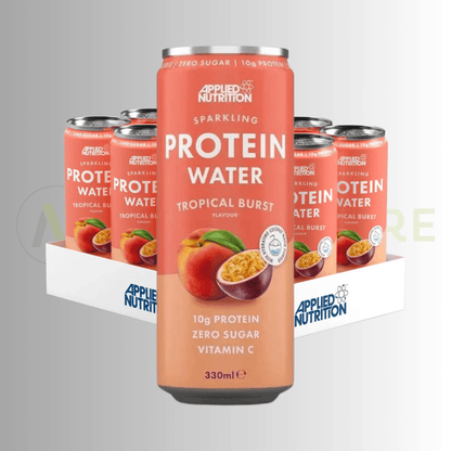 Applied Nutrition Sparkling Protein Water – 10g Protein | Zero Sugar | 12 x 330ml - Nutristore