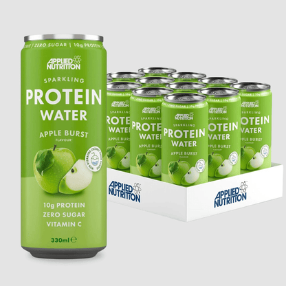 Applied Nutrition Sparkling Protein Water – 10g Protein | Zero Sugar | 12 x 330ml - Nutristore