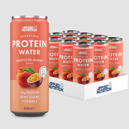Applied Nutrition Sparkling Protein Water – 10g Protein | Zero Sugar | 12 x 330ml - Nutristore