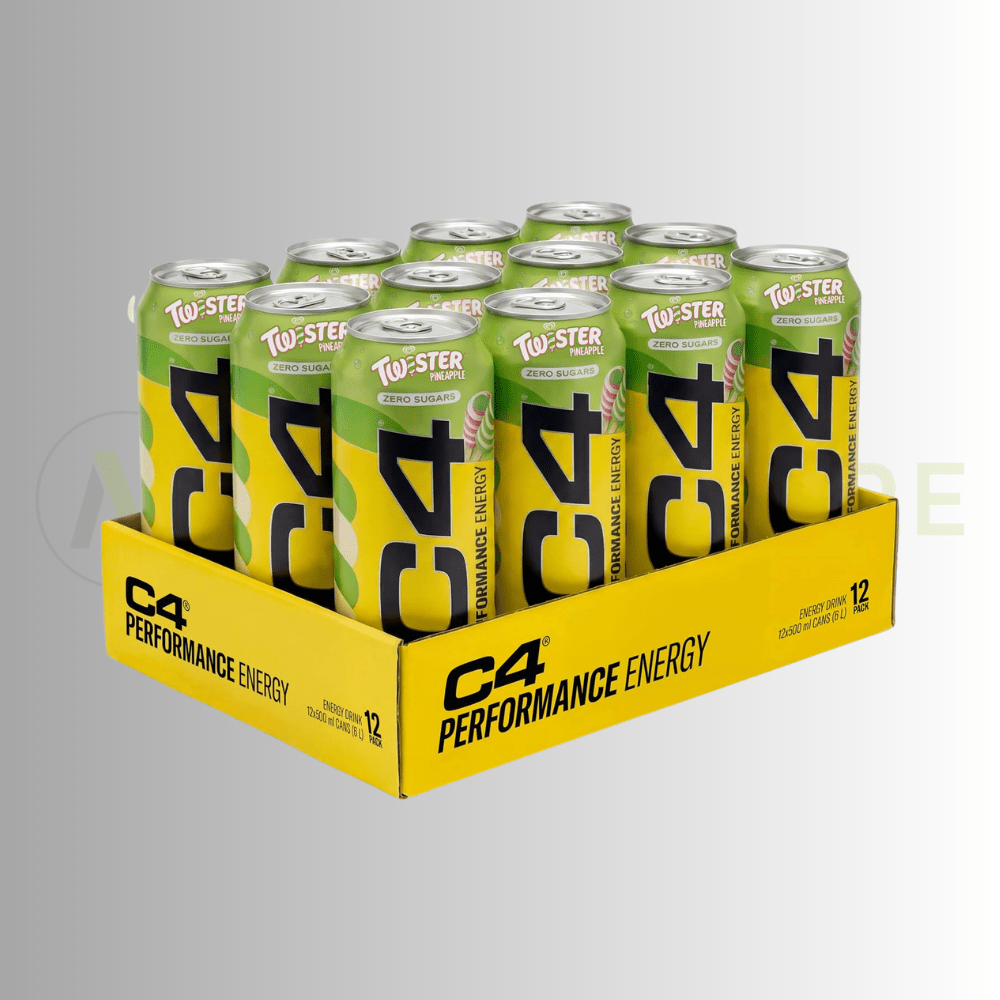 Cellucor C4 Energy CRB – Pre-Workout Energy Drink | 200mg Caffeine | Zero Sugar | 12 x 500ml - Nutristore