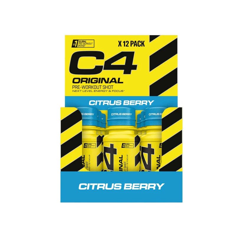 Cellucor C4 Pre Workout Shots 12 Pack - Nutristore