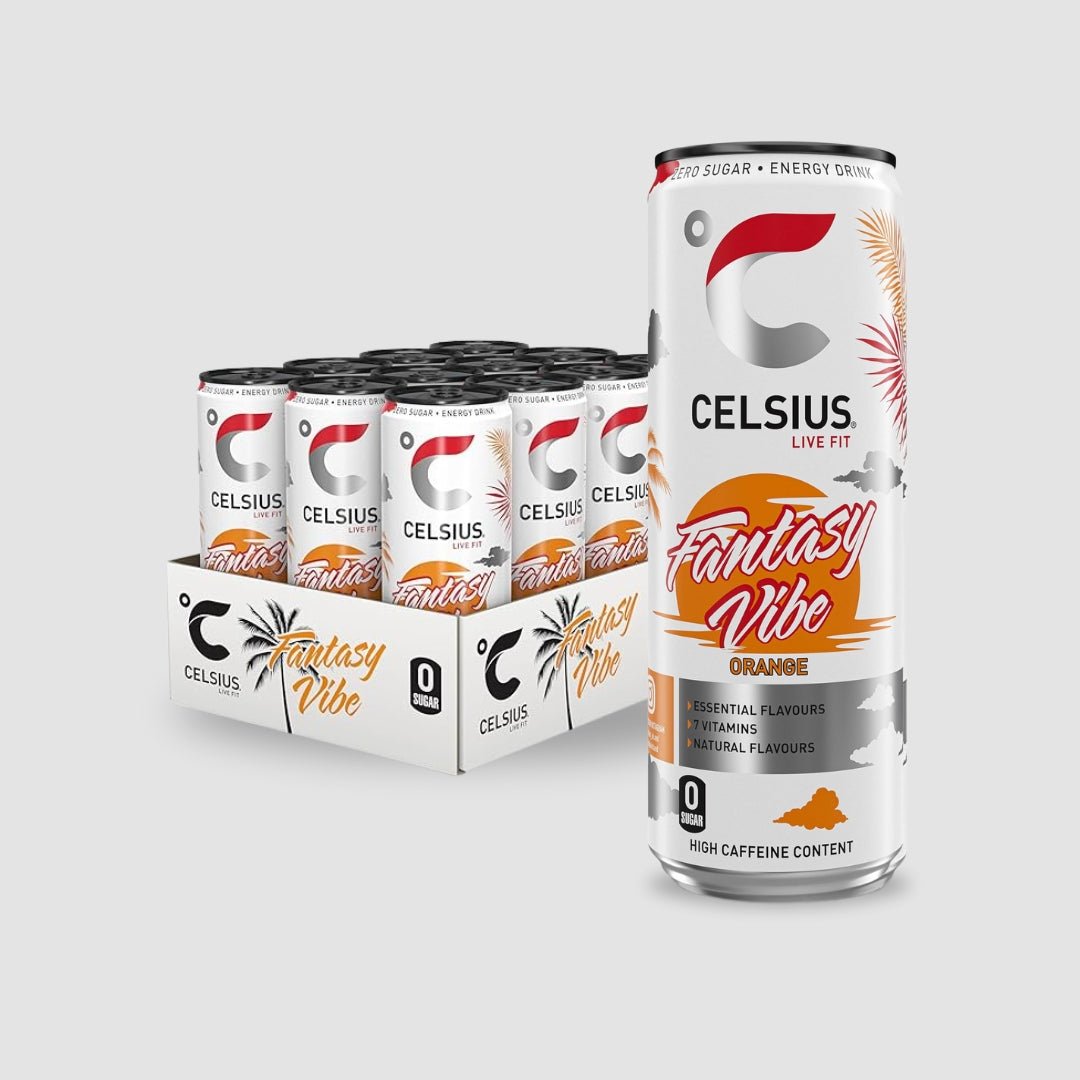 Celsius: Zero Sugar Energy Cans (12x355ml) - Nutristore
