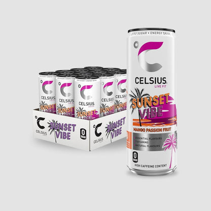 Celsius: Zero Sugar Energy Cans (12x355ml) - Nutristore