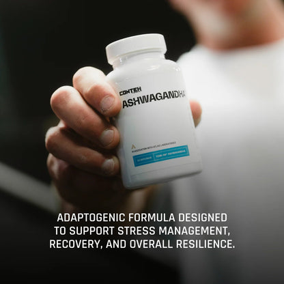Conteh Sports Ashwagandha+ | KSM - 66 Adaptogen Complex | 60 Capsules | 30 Servings - Nutristore