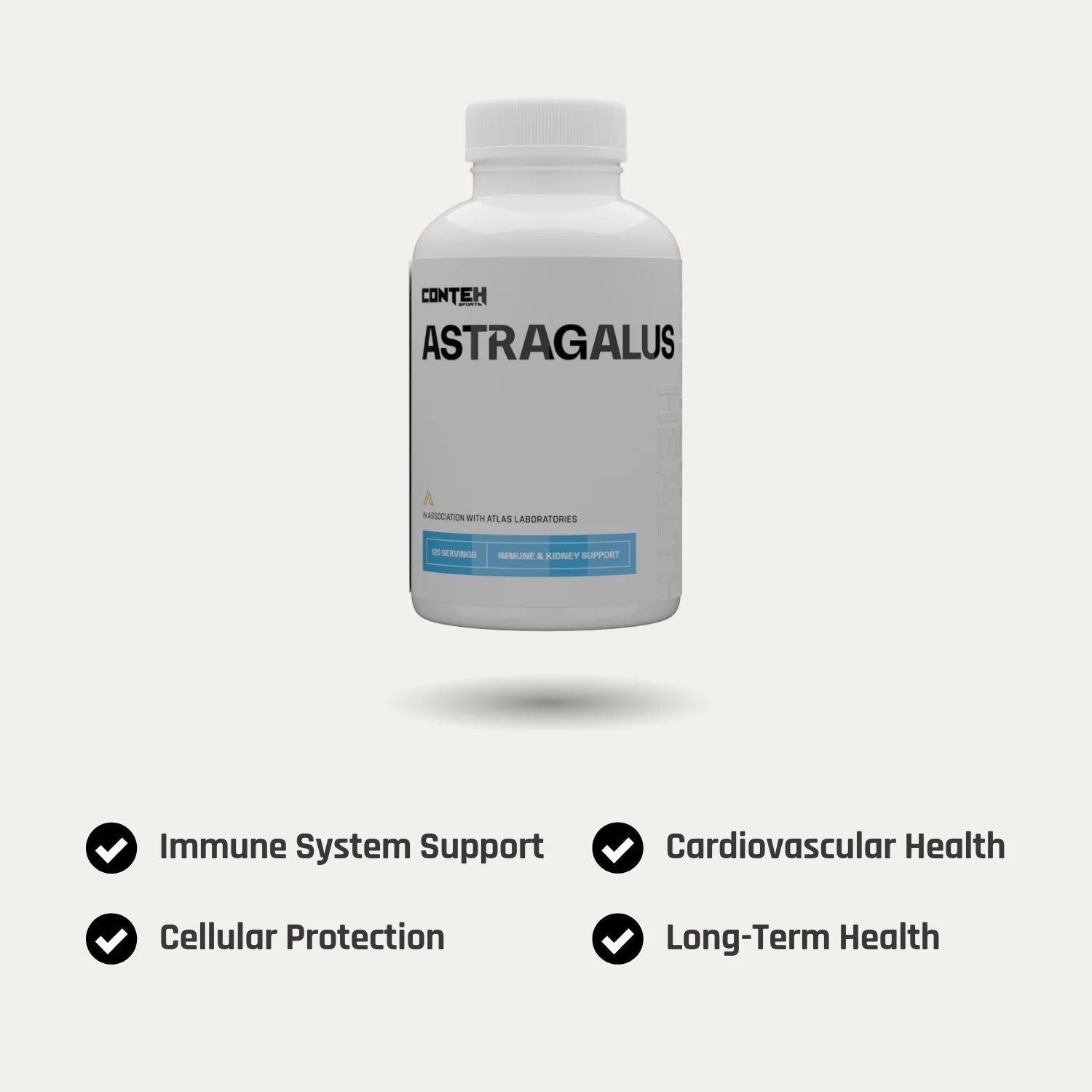 Conteh Sports Astragalus | Herbal Immune & Wellness Support | 120 Capsules | 120 Servings - Nutristore