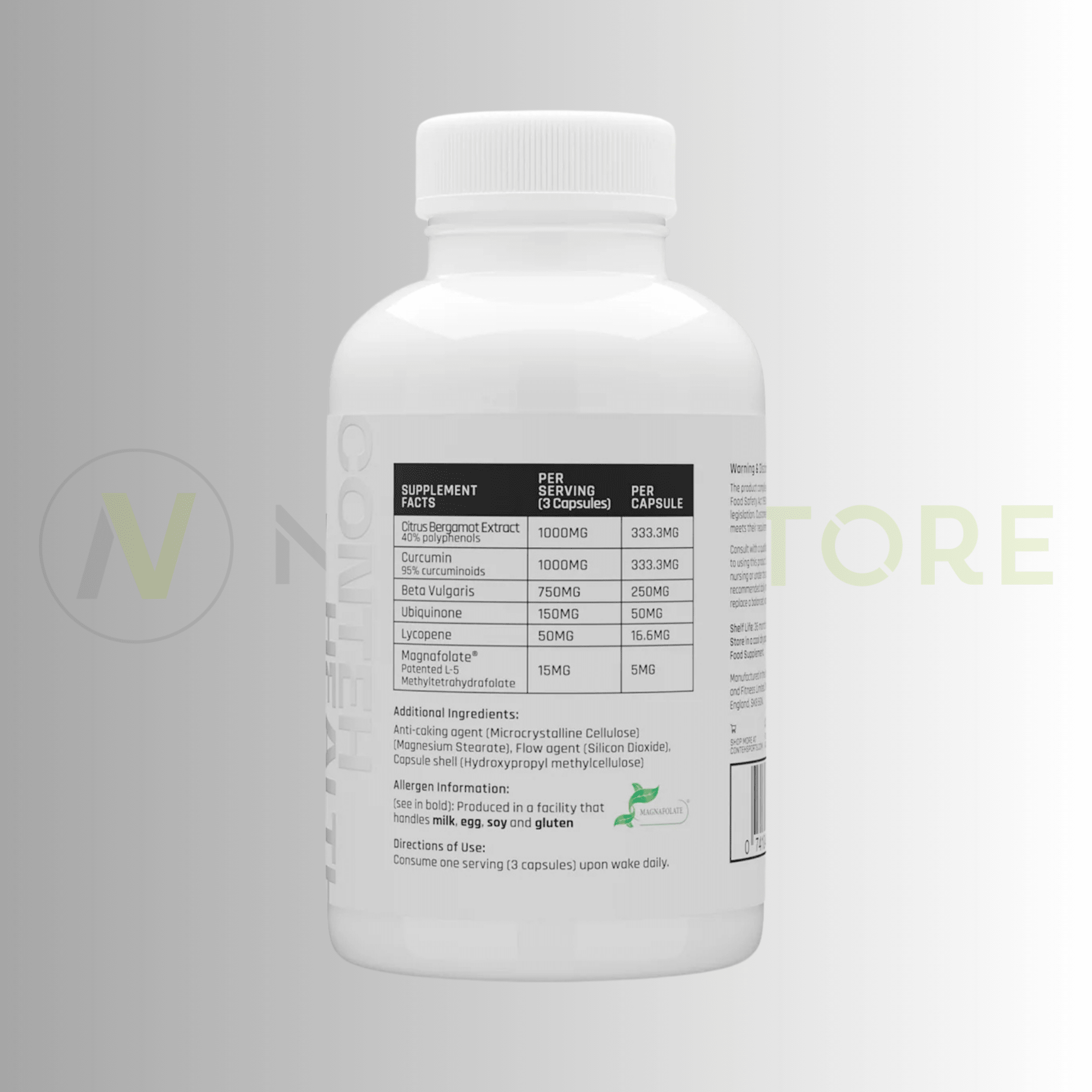 Conteh Sports Circulatory Complete | Heart & Blood Flow Support | 90 Capsules | 30 Servings - Nutristore
