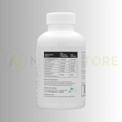 Conteh Sports Circulatory Complete | Heart & Blood Flow Support | 90 Capsules | 30 Servings - Nutristore
