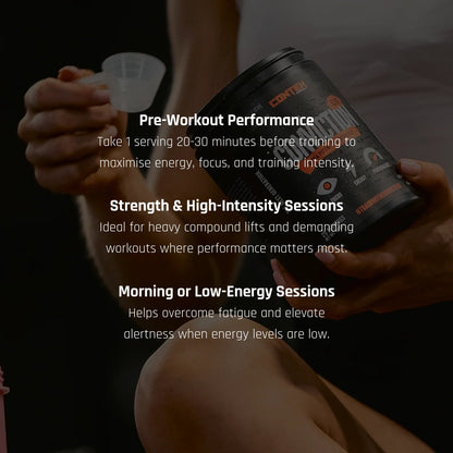 Conteh Sports Conviction Elite 375g – High Stim Pre-Workout | 23 Servings - Nutristore