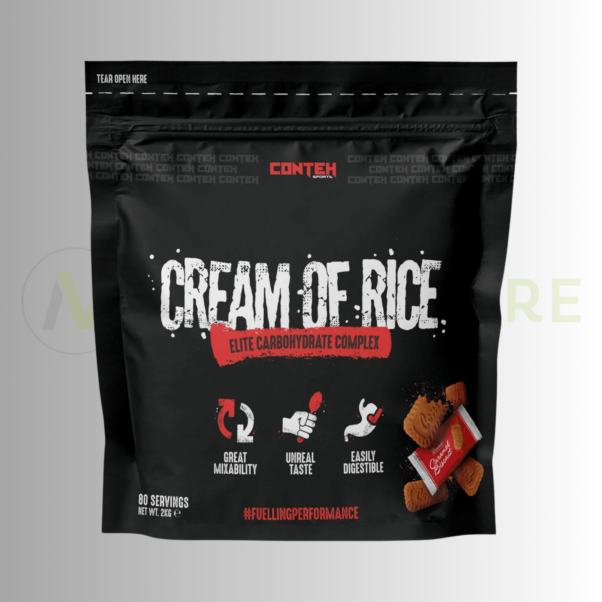 Conteh Sports Cream of Rice | Elite Carbohydrate Complex | 30 Servings - Nutristore