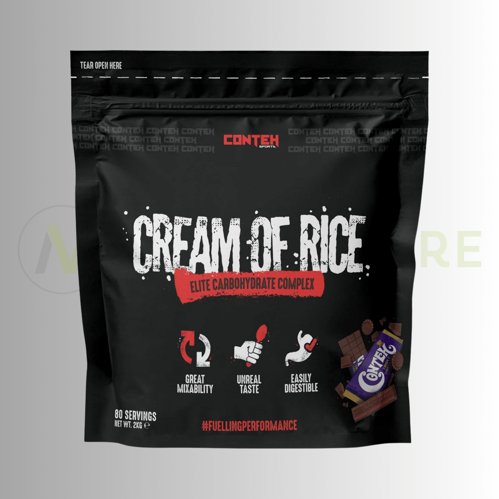 Conteh Sports Cream of Rice | Elite Carbohydrate Complex | 30 Servings - Nutristore