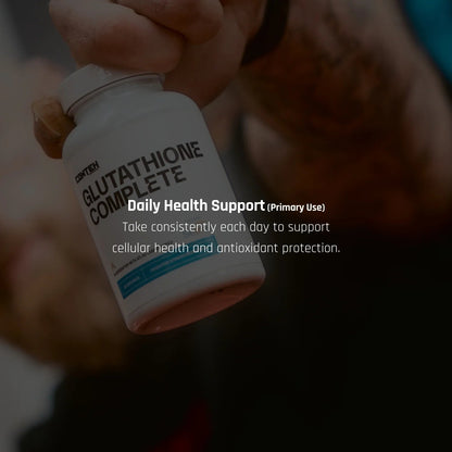 Conteh Sports Glutathione Complete | Antioxidant & Cellular Support | 120 Capsules | 30 Servings - Nutristore