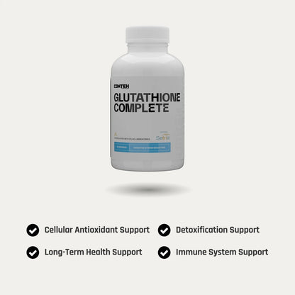 Conteh Sports Glutathione Complete | Antioxidant & Cellular Support | 120 Capsules | 30 Servings - Nutristore