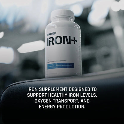 Conteh Sports Iron+ | High Absorption Iron Bisglycinate | 36mg Elemental Iron | 60 Capsules - Nutristore