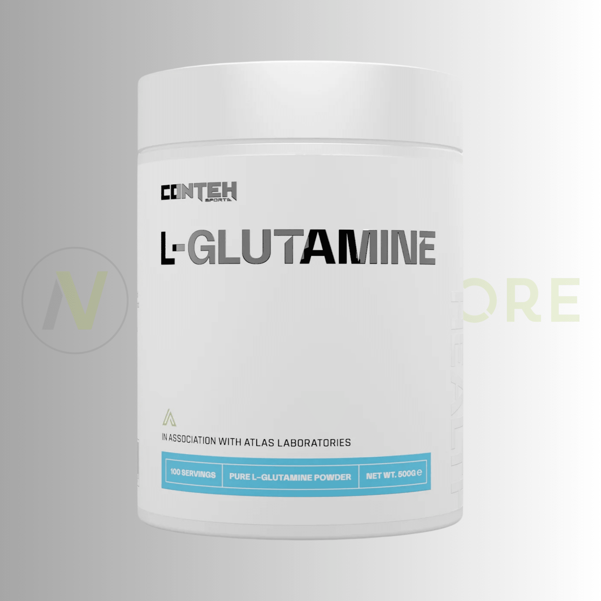 Conteh Sports L - Glutamine | 5000mg Per Serving | Recovery & Gut Support | 500g - Nutristore