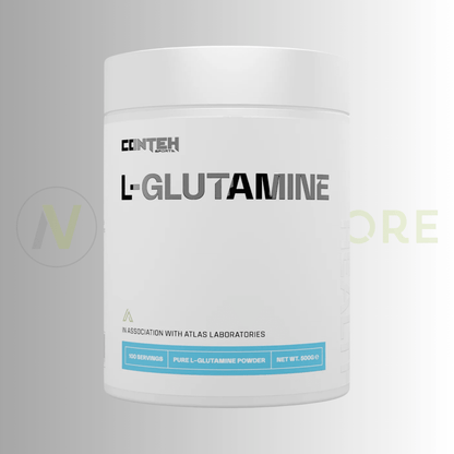 Conteh Sports L - Glutamine | 5000mg Per Serving | Recovery & Gut Support | 500g - Nutristore