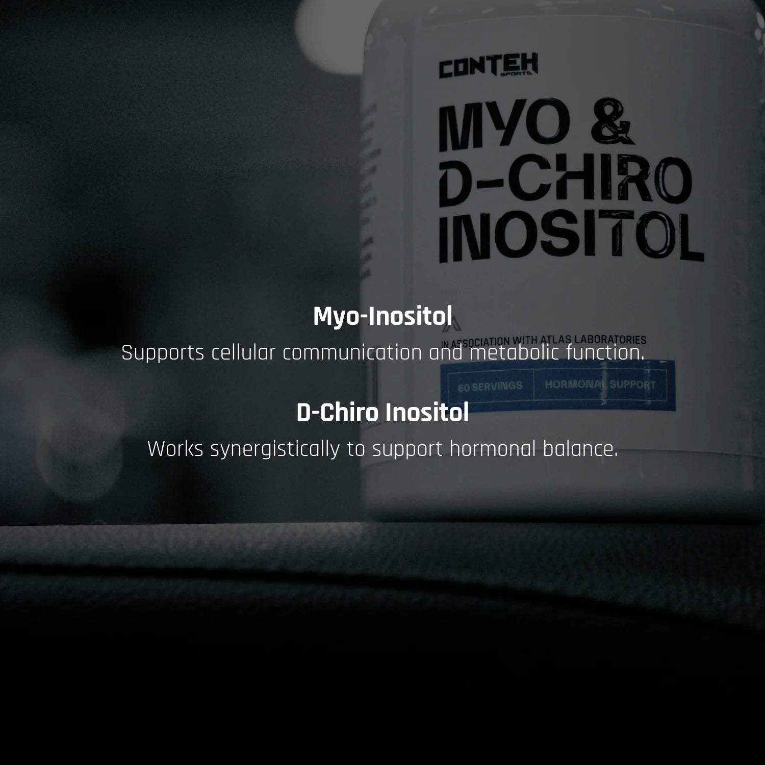 Conteh Sports Myo & D - Chiro Inositol | Hormone & Metabolic Support | 4:1 Ratio | 120 Capsules - Nutristore
