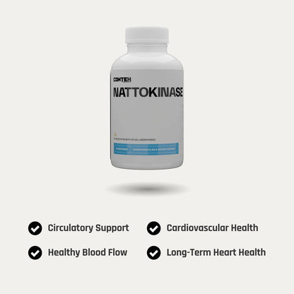 Conteh Sports Nattokinase | Enzyme Support Formula | 60 Capsules | 60 Servings - Nutristore