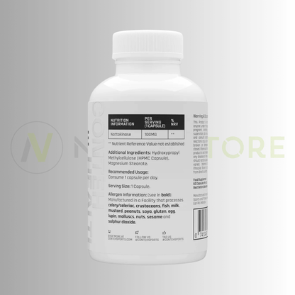 Conteh Sports Nattokinase | Enzyme Support Formula | 60 Capsules | 60 Servings - Nutristore