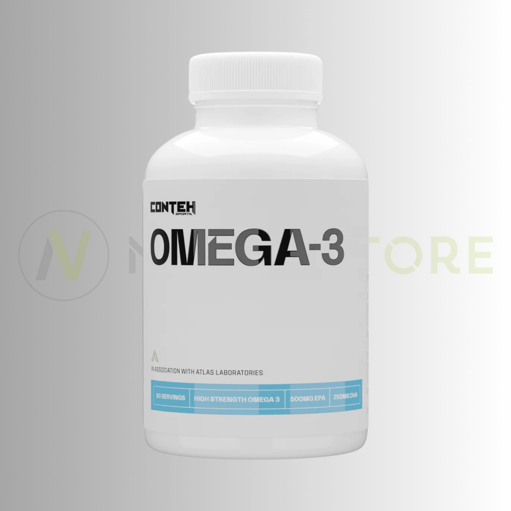 Conteh Sports Omega - 3 | High Strength EPA & DHA Fish Oil | 1000mg Softgels - Nutristore