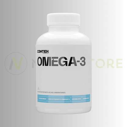 Conteh Sports Omega - 3 | High Strength EPA & DHA Fish Oil | 1000mg Softgels - Nutristore
