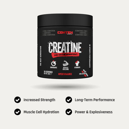 Conteh Sports Pure Creatine Monohydrate 150g – 5g Dose | 30 Servings - Nutristore