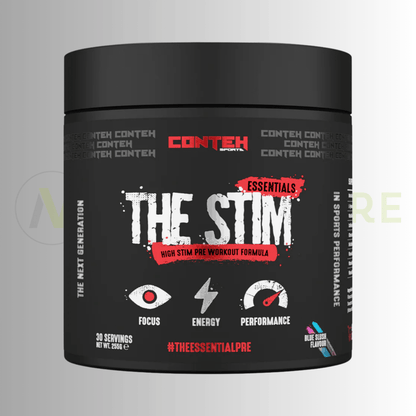 Conteh Sports The Stim Pre - Workout | High Stimulant Focus & Energy | 30 Servings - Nutristore