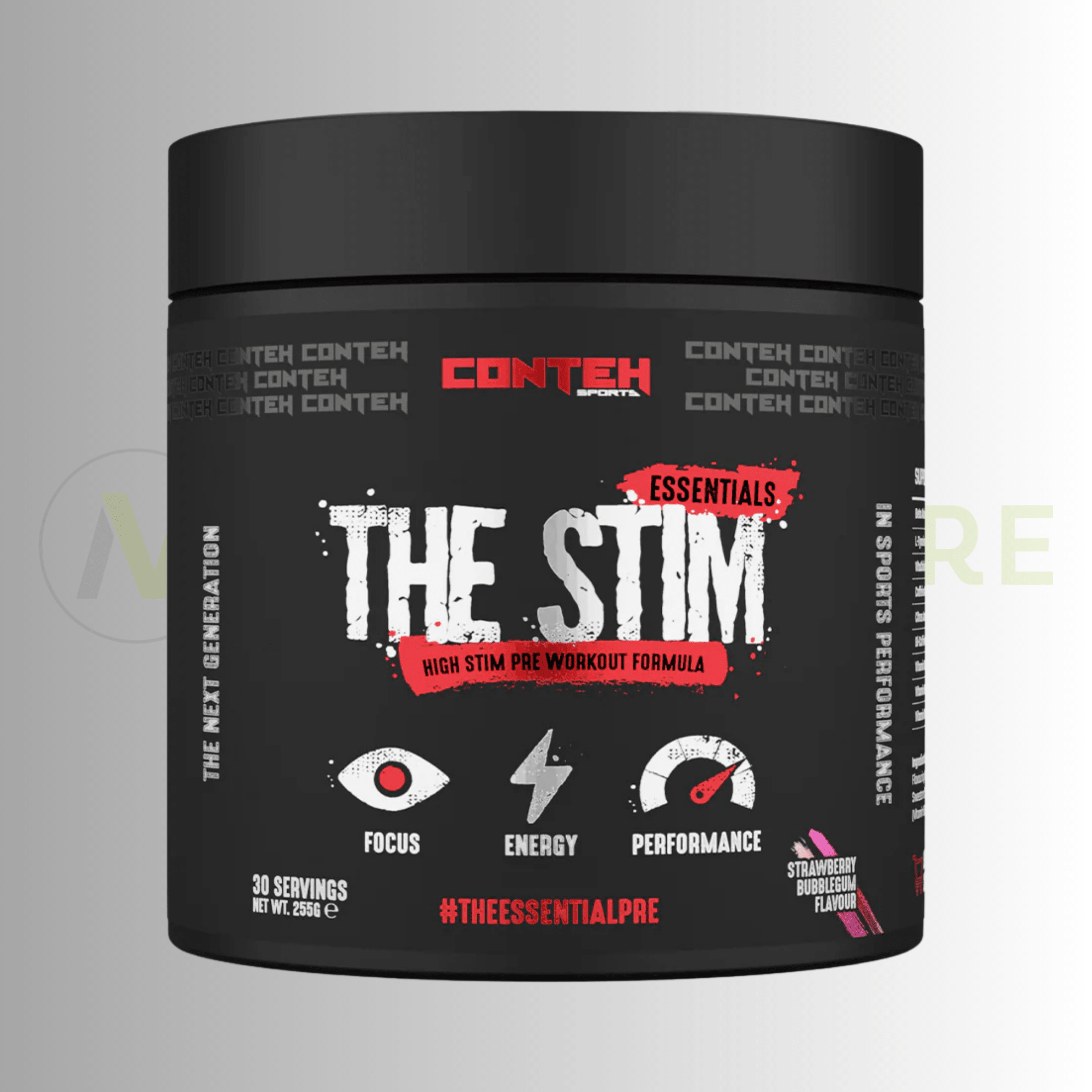 Conteh Sports The Stim Pre - Workout | High Stimulant Focus & Energy | 30 Servings - Nutristore