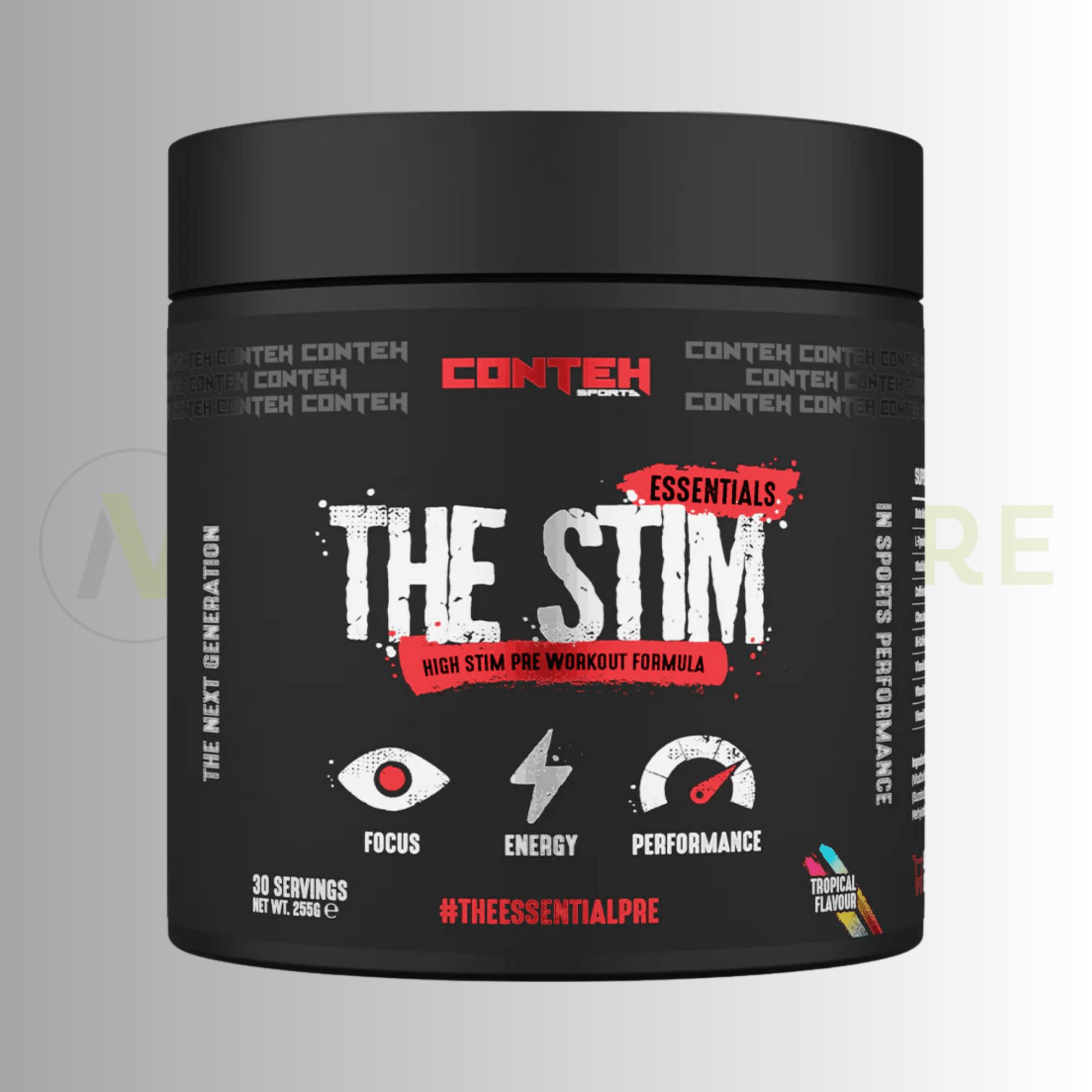 Conteh Sports The Stim Pre - Workout | High Stimulant Focus & Energy | 30 Servings - Nutristore