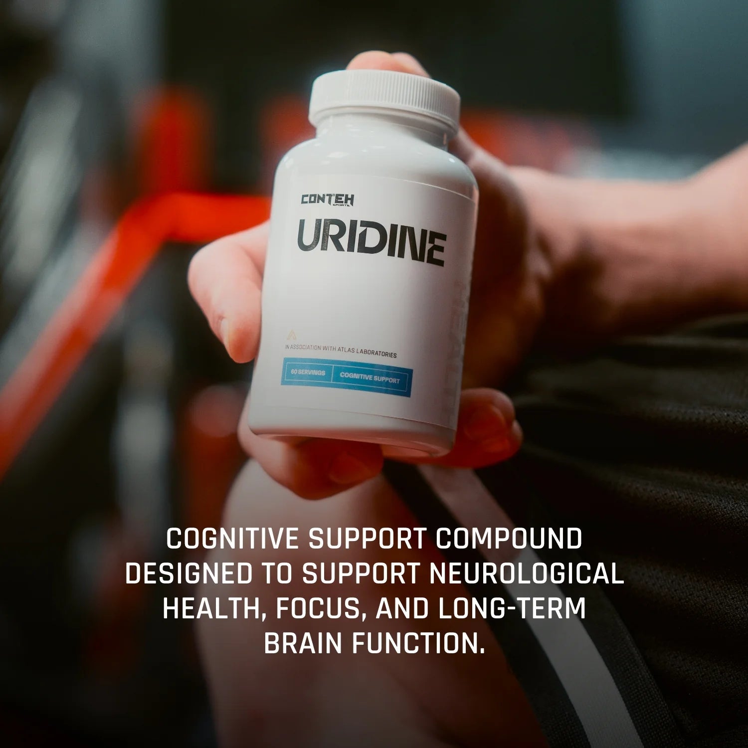Conteh Sports Uridine | Cognitive & Cellular Support | 60 Capsules | 60 Servings - Nutristore