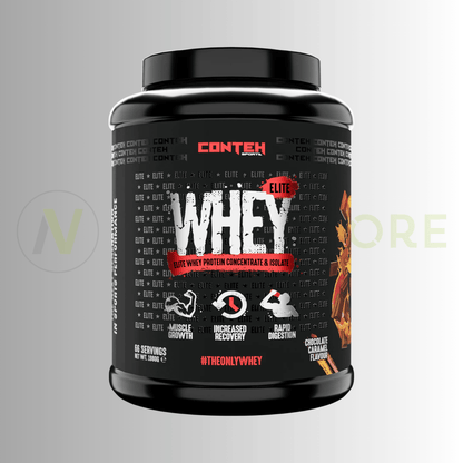 Conteh Sports Whey Elite Protein 2kg – 20g Protein | 66 Servings - Nutristore