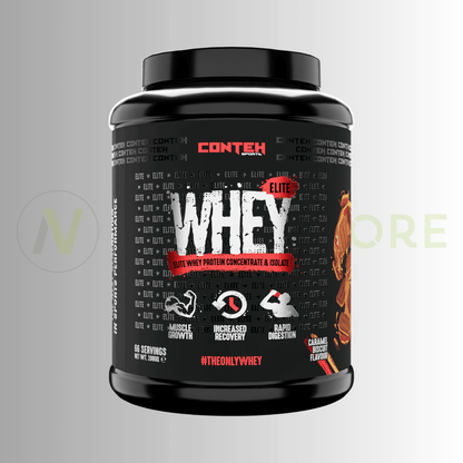 Conteh Sports Whey Elite Protein 2kg – 20g Protein | 66 Servings - Nutristore