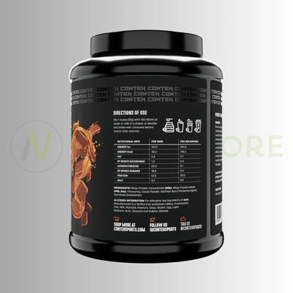 Conteh Sports Whey Elite Protein 2kg – 20g Protein | 66 Servings - Nutristore
